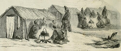 Gaucho soldiers of Juan Manuel de Rosas, sketched by the French artist Durand-Brager, 1846