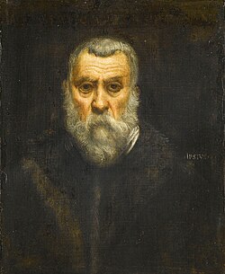 Tintoretto, self portrait, 1588