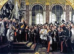 Proclamation of the German Empire, painted by Anton von Werner
