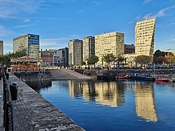 Modern developments on the Liverpool Waterfront