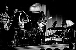 German krautrock band CAN performing in der Musikhalle Hamburg in 1972