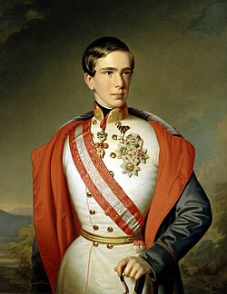 Franz Joseph in 1851.