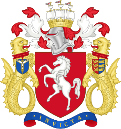 The coat of arms of Kent County Council