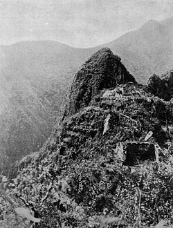 Black-and-white 1911 photograph showing a partial view of the ruins.