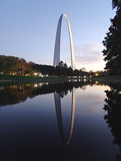 The Gateway Arch in St. Louis