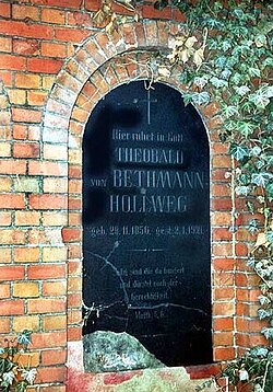 Theobald von Bethmann Hollweg's grave