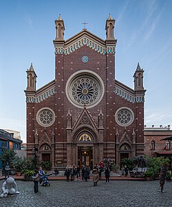 S. Antonio di Padova on İstiklal Avenue in Beyoğlu, designed by Giulio Mongeri, is the largest Catholic church in Istanbul and in all of Turkey.