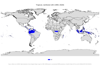 Tropical rainforest climate Region