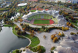 The Olympiastadion, home of Bayern Munich from 1972 to 2005