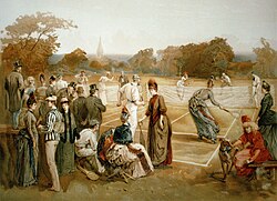 Lawn tennis in the US, 1887