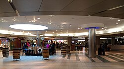 Interior of the terminal at the Nashville International Airport