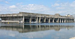U-boat pens in Saint-Nazaire, France