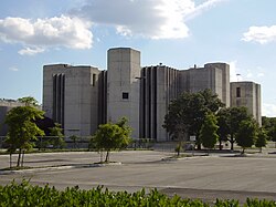 The current Houston Chronicle headquarters, formerly the Houston Post headquarters