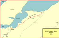 The Inverness and Nairn Railway system