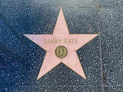 Kaye's star on the Hollywood Walk of Fame for his achievements in radio