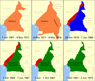 Cameroon, 1901–1972: Kamerun