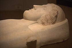 One of the anthropomorphic sarcophagi from the Ford collection, marble, 4th century BC