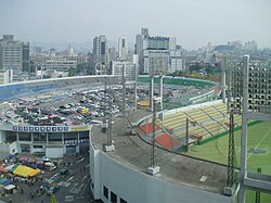 Dongdaemun Stadium Aerial View
