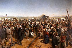 The Last Spike, by Thomas Hill (1881)