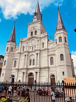 Cathedral from Jackson Square (New Orleans)