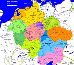 The Holy Roman Empire during the Ottonian dynasty
