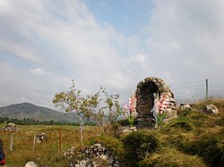Marian grotto and Christian pilgrimage shrine dedicated to Our Lady of the Highlands on the grounds of Immaculate Conception Church at Stratherrick, near Whitebridge, Inverness-shire.