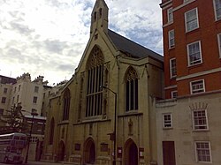 The church of Holy Trinity, Prince Consort Road, where Ashmore was married in 1919.