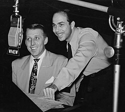 Stan Kenton and Martin Block at WNEW.