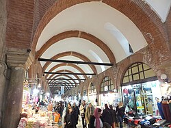 The arasta of the Selimiye Mosque complex in Edirne