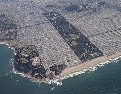 Golden Gate Park is the 3rd most-visited city park in the U.S., after Central Park and the National Mall.[323]