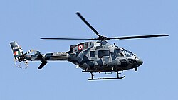HAL LUH in IAF colors, at Aero India 2025