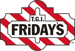 The former TGI Fridays logo used until 2013; it is still used in older locations.