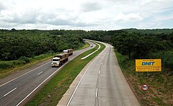 BR-163 / BR-364, duplicate stretch between Cuiabá and Rondonópolis