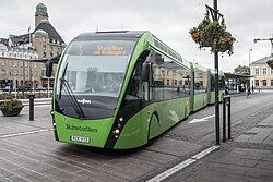 City bus at Malmö Central Station