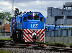 Belgrano Sur line metropolitan train