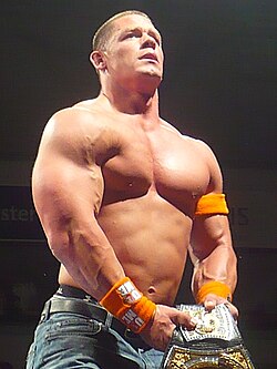 Having gradually risen in the Ruthless Aggression Era, John Cena was the face of WWE during the PG Era. Since 2005, he went on to win a record 17 world championships in the promotion.