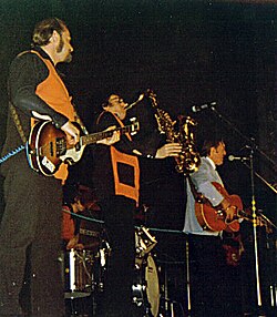 Bill Haley and the Comets performing in 1974