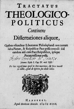 Tractatus Theologico-Politicus, title page