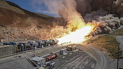 Test fire of BOLE prototype, June 2025