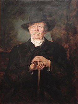 Franz von Lenbach, Fürst Otto von Bismarck, 1895. A realist portrait of Otto von Bismarck during his retirement. Modernist artists largely rejected realism.