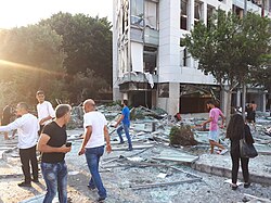 Aftermath of the 4 August 2020 Beirut explosion