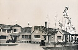 The original clubhouse, 1931