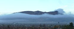 Yucca Valley, California tule fog