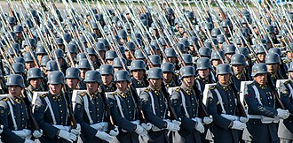 Noncommissioned Officers' School on parade, 19 September 2014