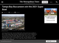 In this fictional example, a banner across the bottom of the page tells the user that they can read seven more articles for free before they need to subscribe.