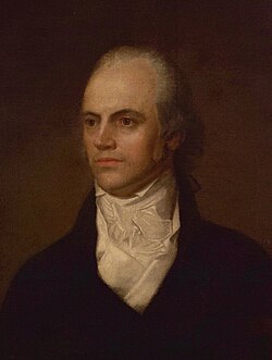 Burr as vice president under Thomas Jefferson in 1803