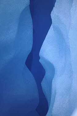 Crevasse in Perito Moreno Glacier, 1994