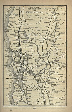 San Francisco and North Pacific Railway, 1893