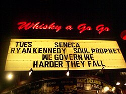Whisky a Go Go on the Sunset Strip