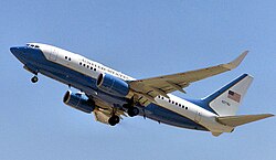 US Air Force C-40B operated by the 89th Airlift Wing